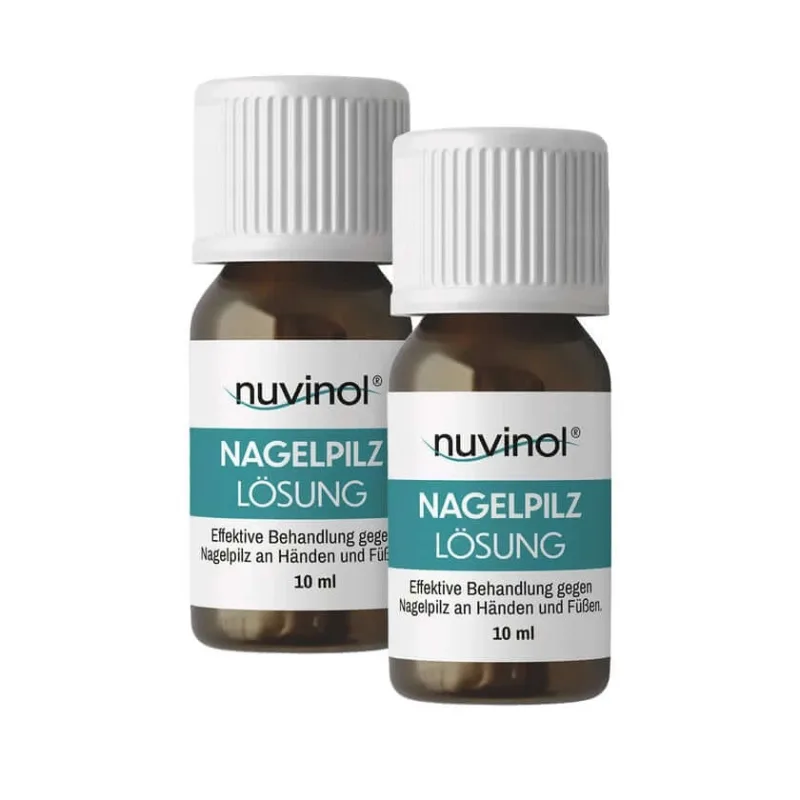 Pachet dublu de soluție Nuvinol împotriva ciupercilor unghiilor 2 x 10 ml — preț și oferte