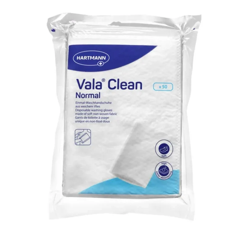 Valaclean Normal – mănuși de spălat de unică folosință, 50 buc. — preț și oferte