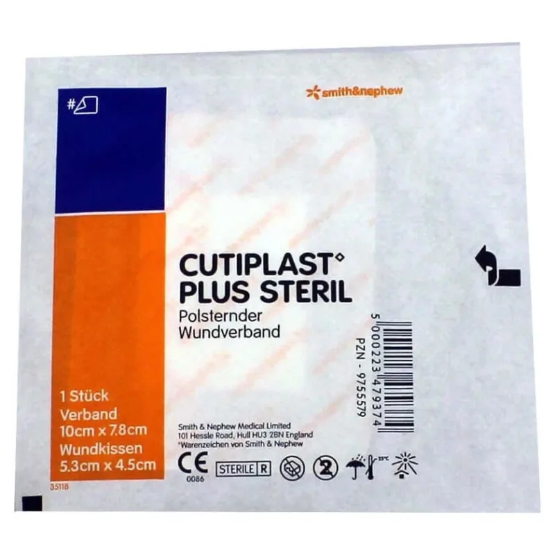 Pansament Cutiplast Plus Steril 7,8 x 10 cm, 1 buc. — preț și oferte