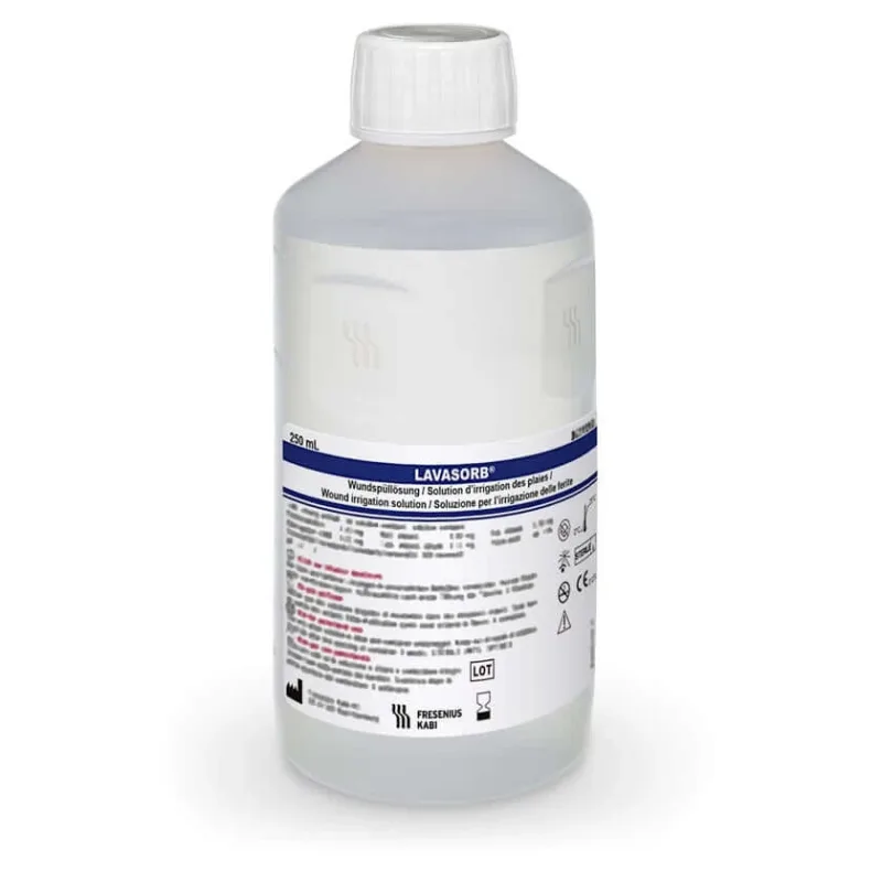 Soluție de irigare a plăgilor Lavasorb 12X250 ml — preț și oferte
