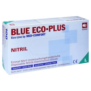 Mănuși de unică folosință Nitril L albastru 100 buc