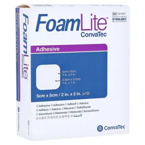 FOAM LITE Pansament adeziv Convatec din spumă PU 5x5 cm 10 buc.