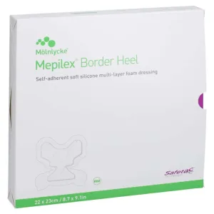 Bandaj adeziv pentru călcâi Mepilex Border Heel 22x2 10 buc.