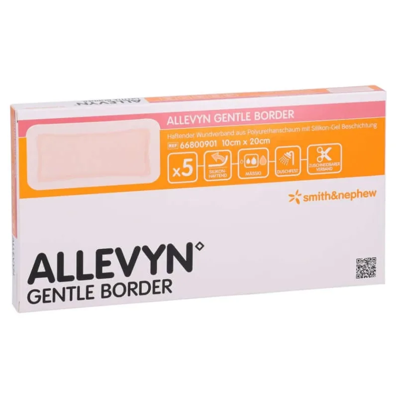 Allevyn Gentle Border 10x20 cm spumă 10 buc — preț și oferte