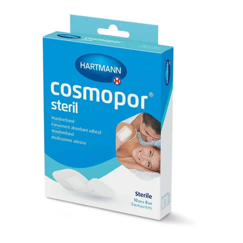 Pansament steril pentru răni Cosmopor 8x10 cm OTC 5 buc. — preț și oferte
