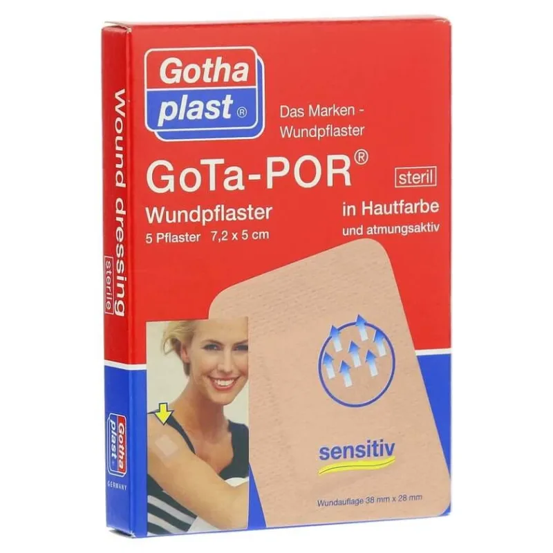 Pansamente pentru răni Gota-por 5x7,2 cm sterile ha 5 buc — preț și oferte