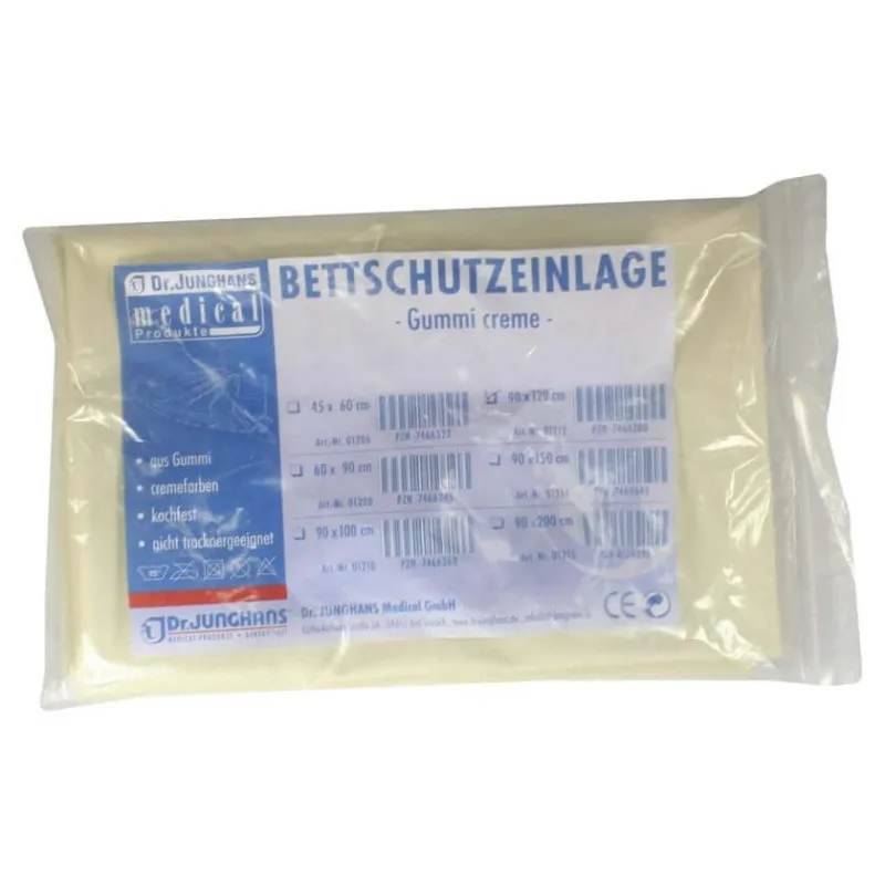 Protecție pat cauciuc 90x120 cm crem 1 buc — preț și oferte