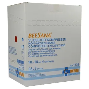 Comprese nețesute sterile 10x10 cm 4-fold 30 25X2 buc.