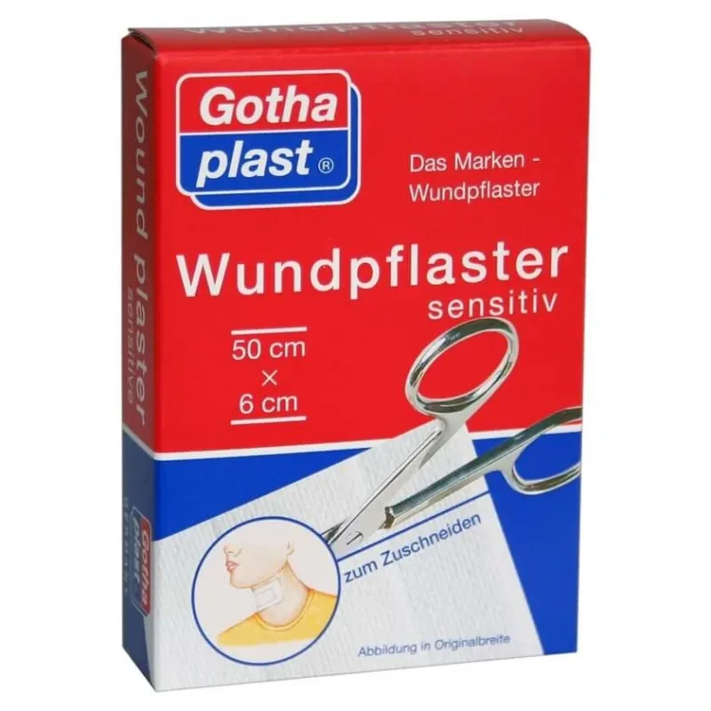 Gothaplast Tencuială pentru plăgi sensibilă 6 cmx0,5 m g 1 buc — preț și oferte