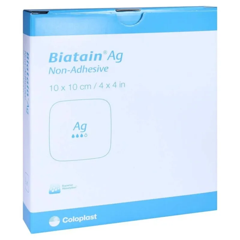 Pansament spumă Biatain Ag 10x10 cm nu 5 buc — preț și oferte