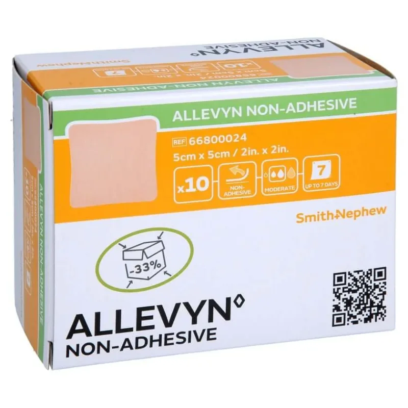 Pansament Allevyn neadeziv 5x5 cm 10 buc — preț și oferte