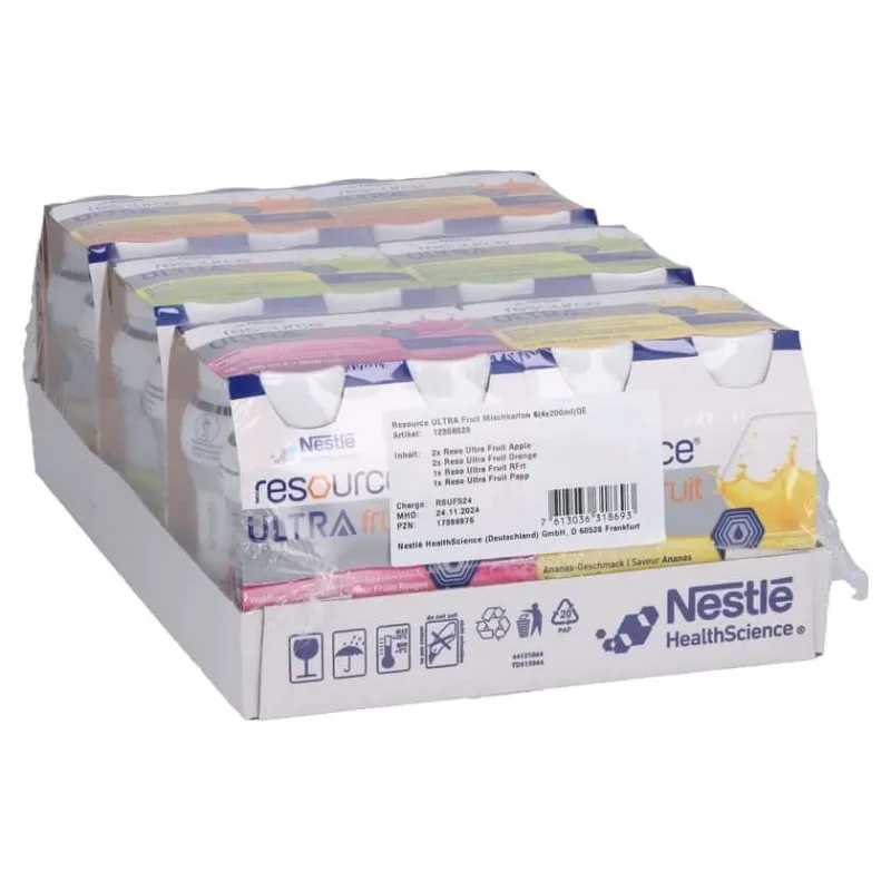 Resursă Ultra Fruit mixt carton lichid 6X4X200 ml — preț și oferte