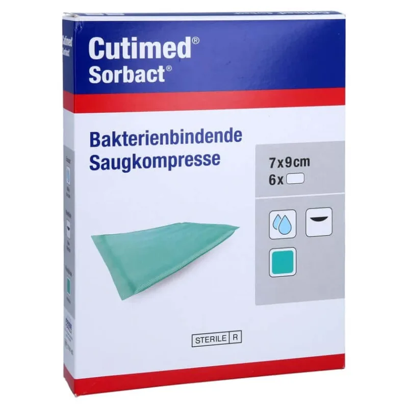 Compresele absorbante Cutimed Sorbact 7x9 cm, 6 bucăți — preț și oferte