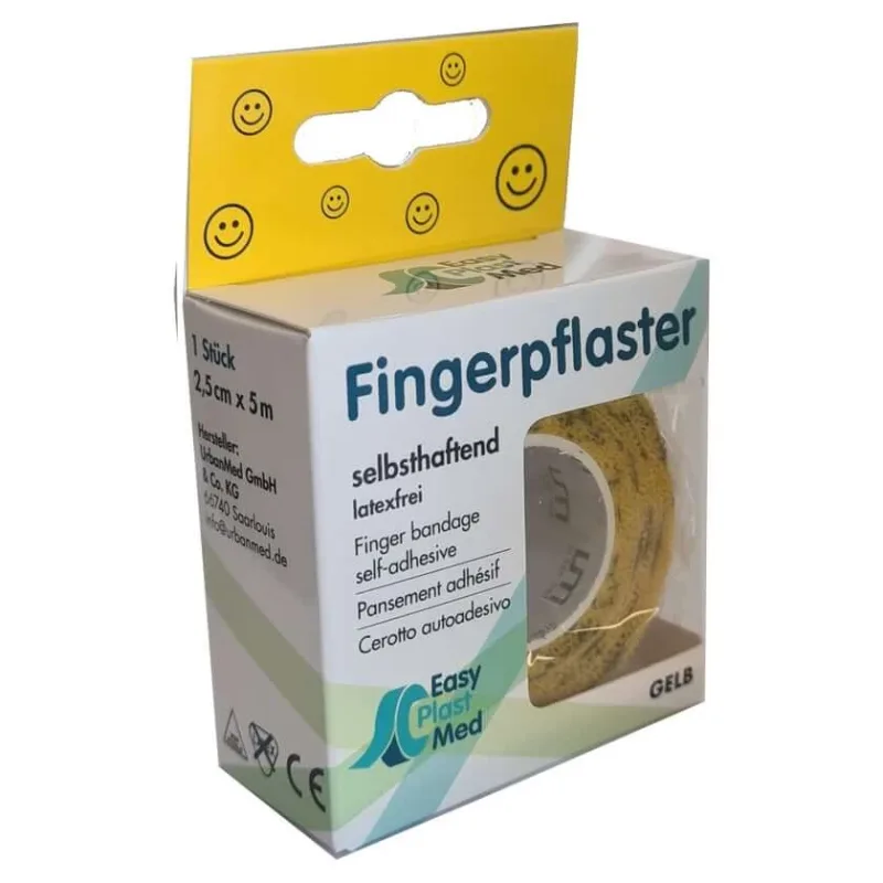 UM Easyplast bandă adezivă pentru degete, 2,5 cm x 5 m, 1 buc. — preț și oferte