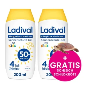 Ladival recomandat pentru pielea copiilor 50+ pachet dublu 2 x 200 ml