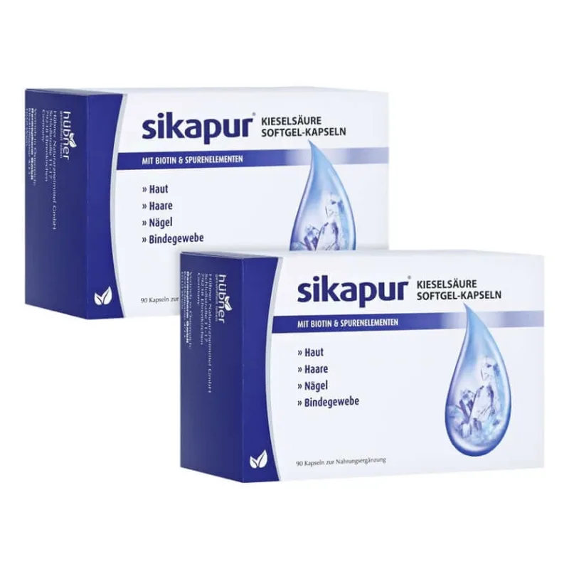 Capsule cu gel de acid silicic Sikapur, pachet de 2 x 90 bucăți — preț și oferte