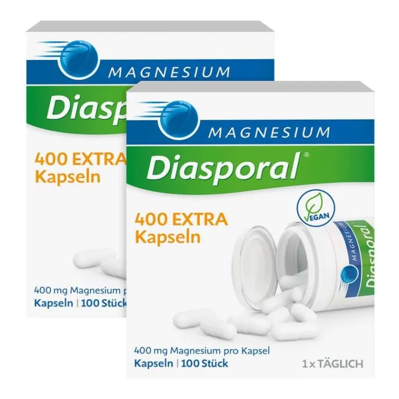 Pachet dublu Magneziu Diasporal 400 2X100 St — preț și oferte