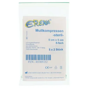 Comprese de tifon sterile Erena 5x5 cm 8x5 buc 5X2 buc