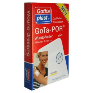Pansamente pentru răni Gota-por 5x7,2 cm sterile 1 buc
