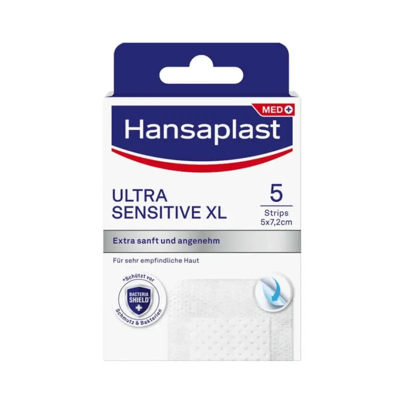 Hansaplast Pansament ultra-sensibil pentru plăgi 5 buc — preț și oferte