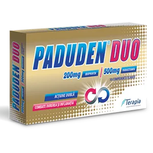 Paduden Duo 200 mg/500 mg, Terapia | 10 comprimate filmate