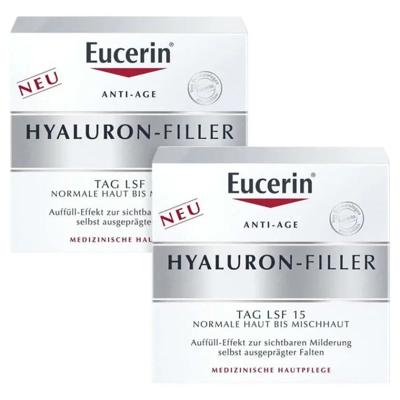 Eucerin Hyaluron-Filler Day Care 2X50 ml — preț și oferte