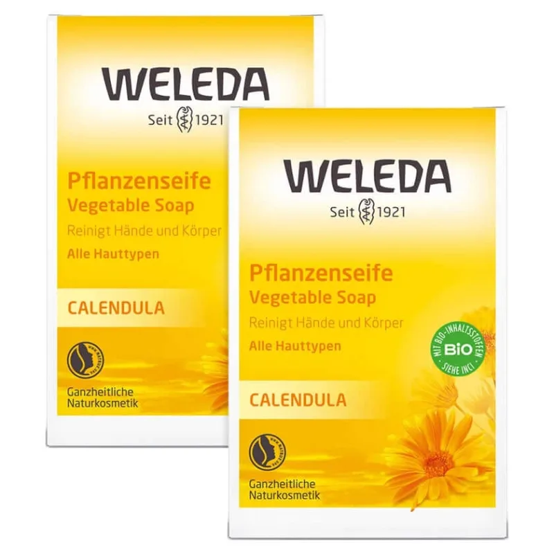 Weleda Săpun de plante Calendula 2X100 g — preț și oferte