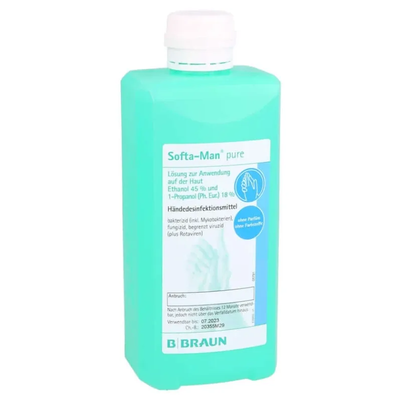 Softa MAN dezinfectant pur pentru mâini 500 ml — preț și oferte