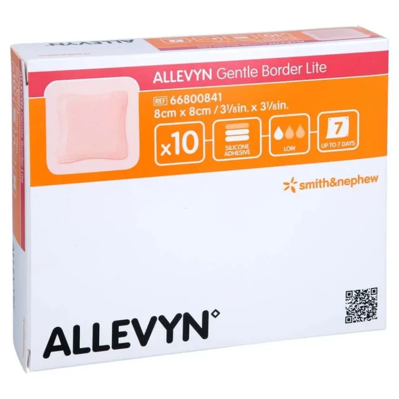 Allevyn Gentle Border Lite 8x8 cm spumă 10 buc — preț și oferte