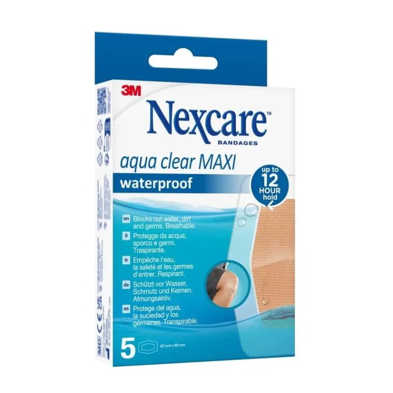 Nexcare Aqua Clear Maxi impermeabil, 59mm x 88mm 5 buc. — preț și oferte