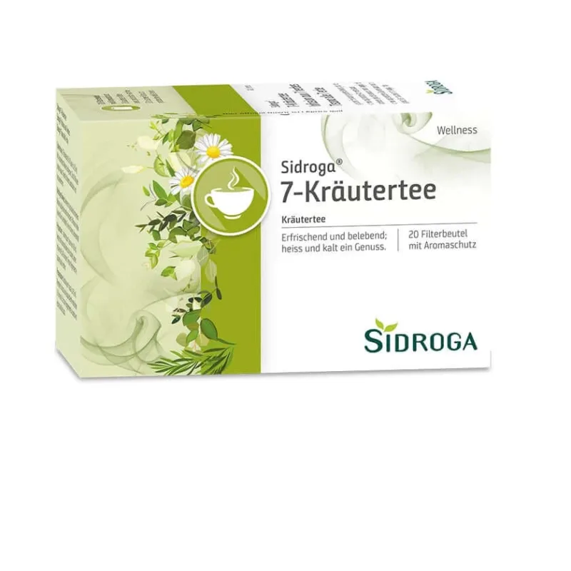 Sidroga Wellness 7-Herbal ceai filtru sac 20X2,0 g — preț și oferte