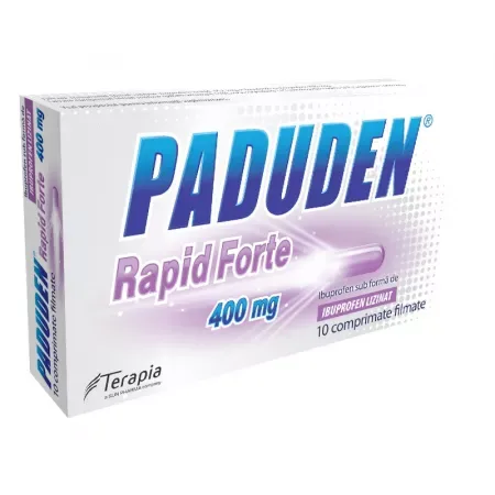 Paduden Rapid Forte 400 mg, Terapia SA | 10 comprimate — preț și oferte