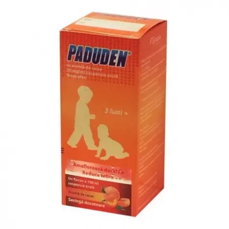 Paduden sirop cu aroma de caise 20 mg/ml, Terapia SA | 100 ml — preț și oferte