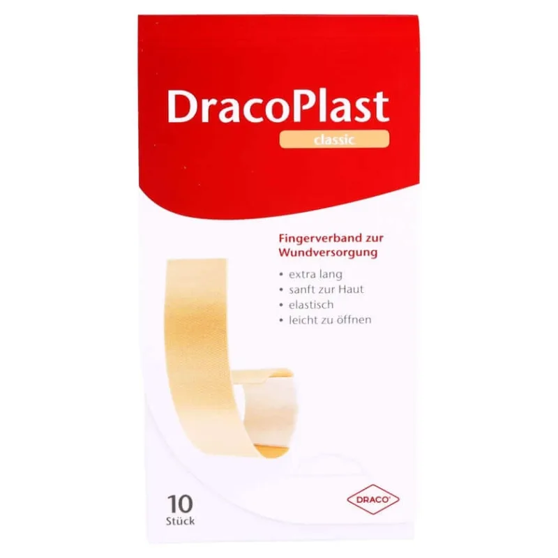 Dracoplast benzi pentru degete 2x12 cm elastic 10 buc — preț și oferte