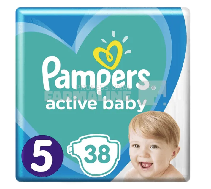 Pampers Nr.5 (11-16 kg) Active Baby 38 bucati — preț și oferte
