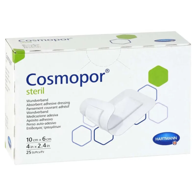 Pansament steril pentru răni Cosmopor 6x10 cm 25 buc — preț și oferte