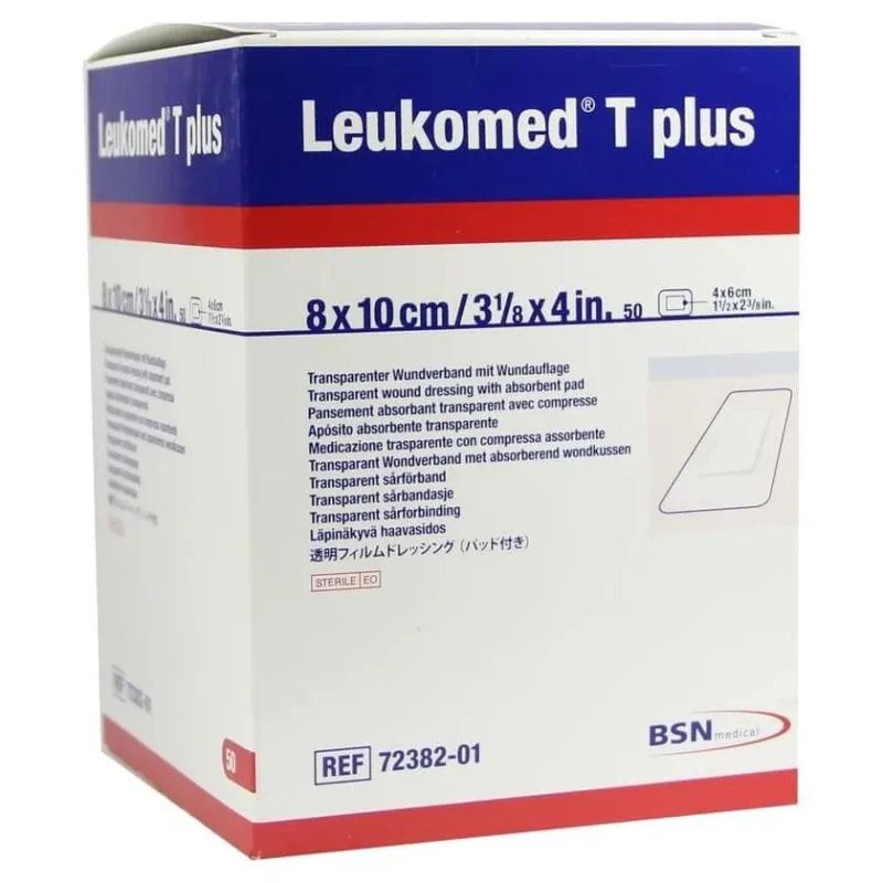 Leukomed transparent plus plasturi sterili 50 buc — preț și oferte