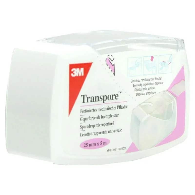 Transpore 2,5 cmx5 m ipsos pe rolă 1 buc — preț și oferte