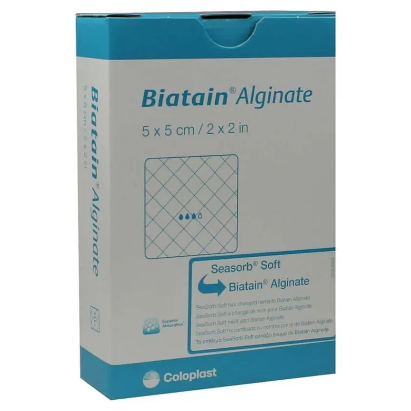 Comprese Biatain Alginate 5x5 cm 10 buc. — preț și oferte