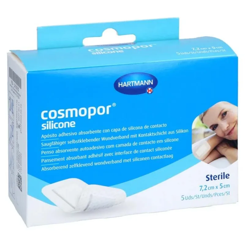 Pansament din silicon Cosmopor 5x7.2 cm 5 buc — preț și oferte