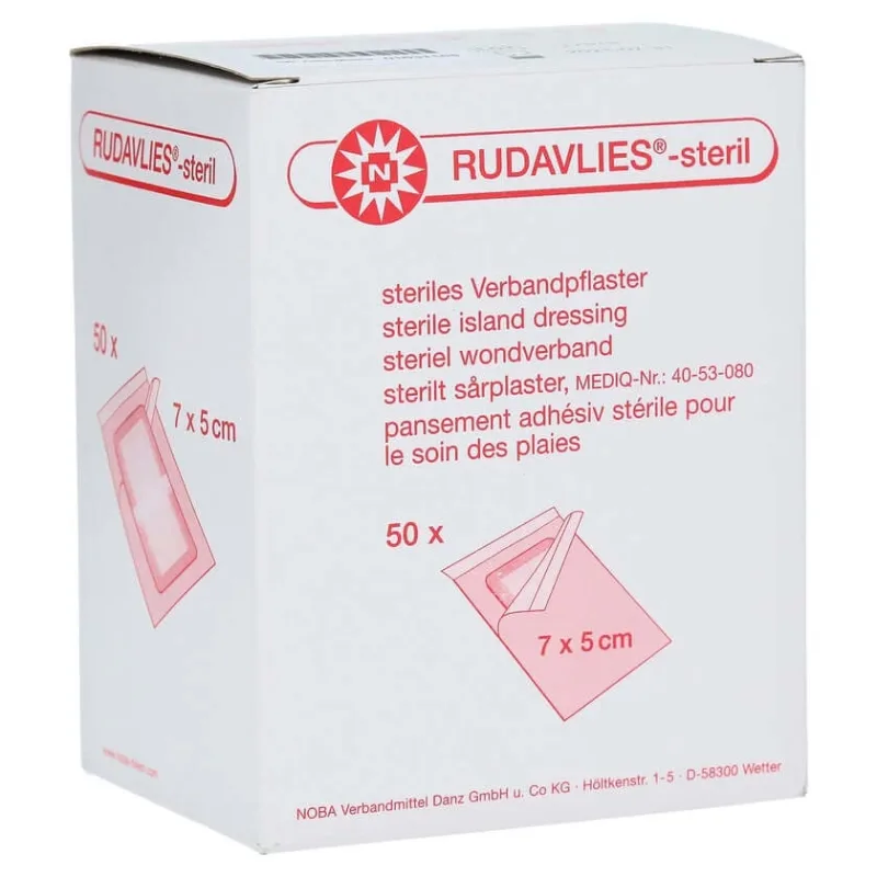 Pansament steril din vatră de lână, 5 x 7 cm, 50 buc. — preț și oferte