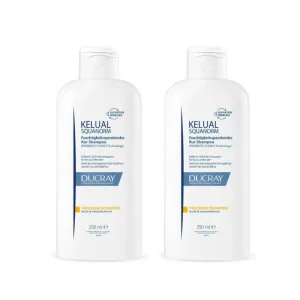 DUCRAY KELUAL Set pentru mătreață uscată 2 x 200 ml
