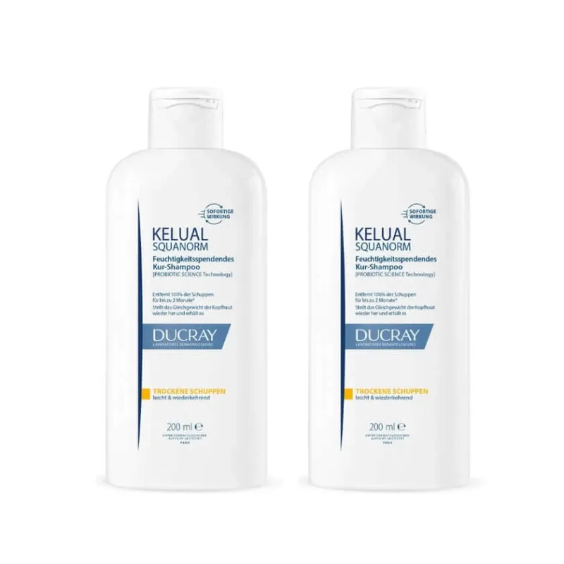 DUCRAY KELUAL Set pentru mătreață uscată 2 x 200 ml — preț și oferte