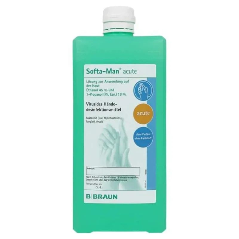 B. Braun Softa-Man Dezinfectant acut pentru mâini 1000 ml 1000 ml — preț și oferte