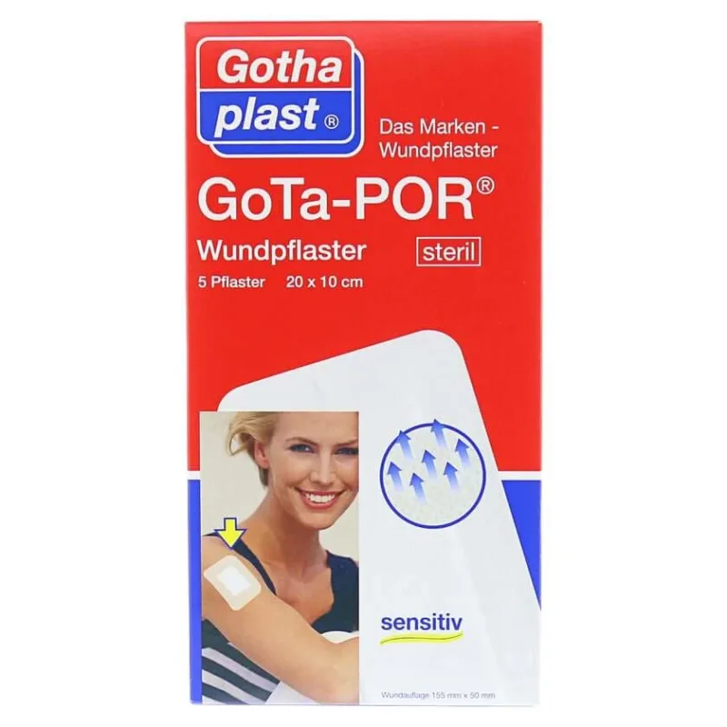 Gota-por Tencuială pentru plăgi sterilă 100x200 mm 5 buc. — preț și oferte