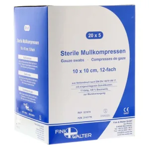 Comprese de tifon 10x10 cm sterile 12 ori 20X5 buc.
