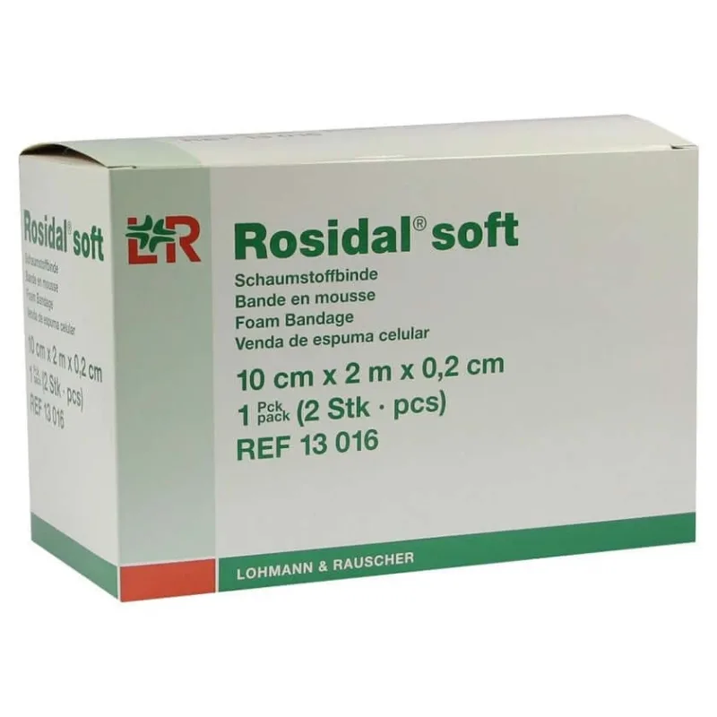 Bandaj moale Rosidal 10 cm x 0,2 cm x 2 m 2 buc. — preț și oferte