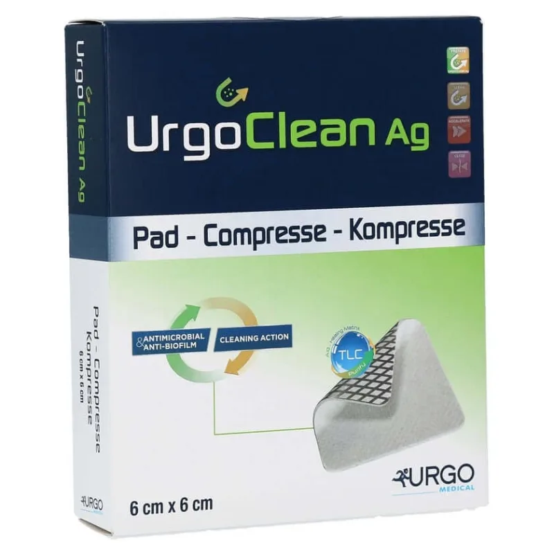 Comprese Urgoclean Ag 6x6 cm sterile 10 buc. — preț și oferte