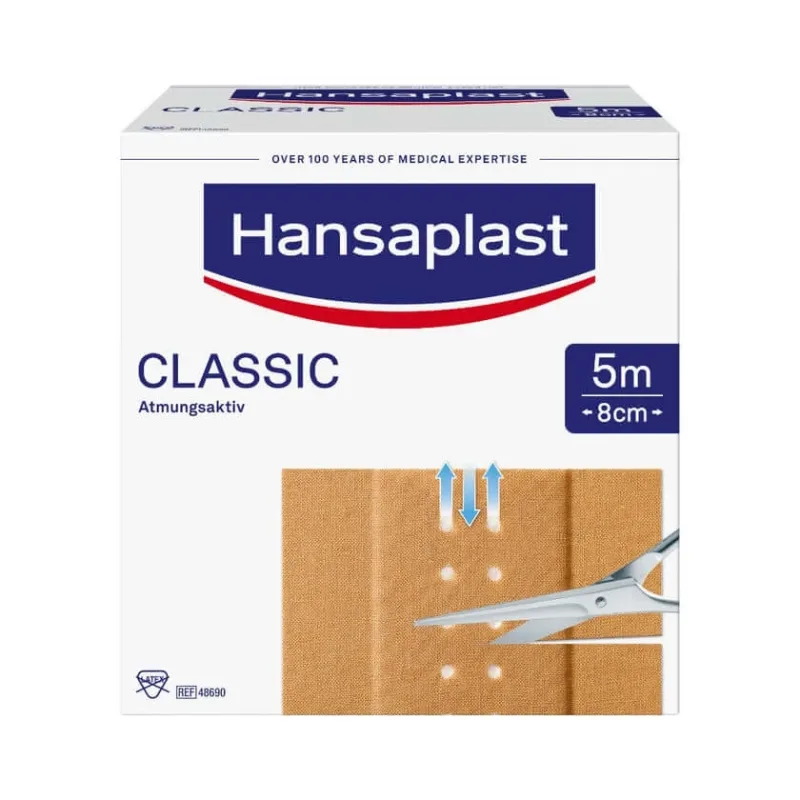 Hansaplast Rola de ipsos clasic, 5m x 8cm 1 buc — preț și oferte