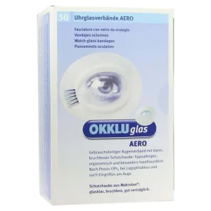 Occluglas Aero bandaj de sticlă de ceas 50 buc